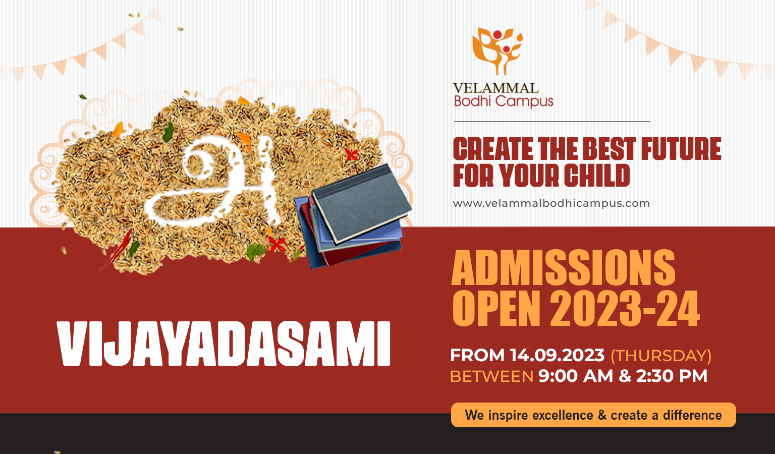 Velammla Vijayadasami Admission 2023-24