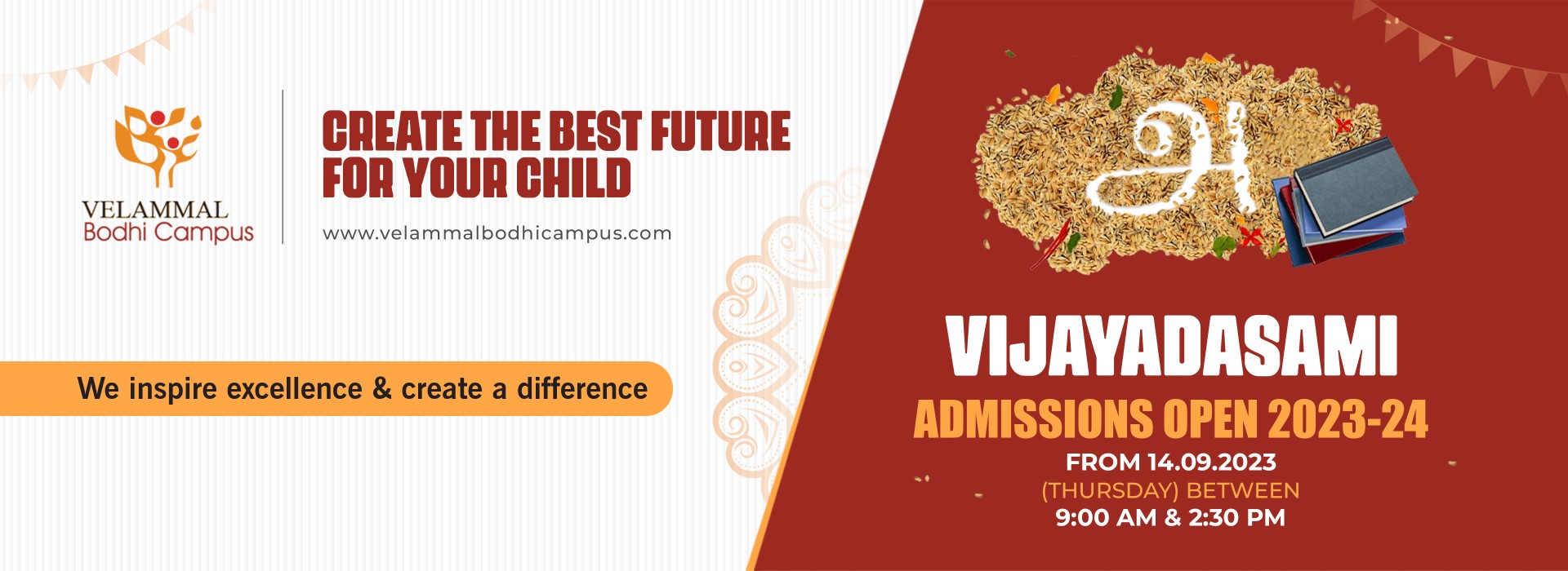 Vijayadasami Admission 2023-24